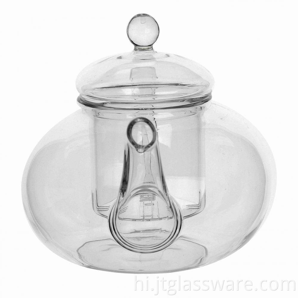Flower Glass Teapot1